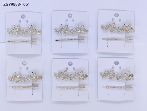 Grampo 1 dúzia com 2 pças cada cartela  ( (T651)