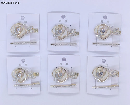 Grampo 1 dúzia com 2 pças cada cartela  ( (T644)