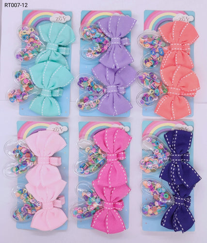 Laços Infantil 1 dúzia com 12 cartelas  (RT007-12)