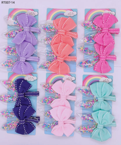 Laços Infantil 1 dúzia com 12 cartelas  (RT007-14)