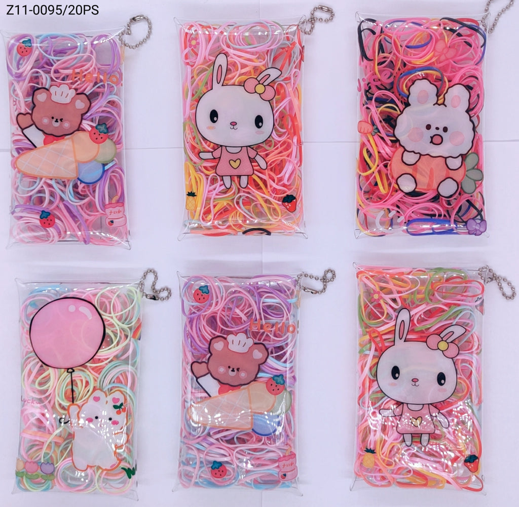 Elásticos para Cabelo 1 dúzia com 20 pçs  (Z11-0095/20PS)