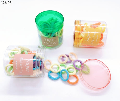 Elástico para Cabelo 12 pacotes  (126-08)