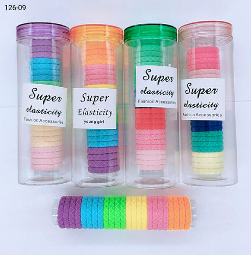 Elástico para Cabelo 12 pacotes  (126-09)