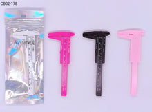 Carregar imagem no visualizador da galeria, Paquimetro Para Designer De Sobrancelhas 1 dúzia com 12 pçs (CB02-178)