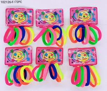 Carregar imagem no visualizador da galeria, Elástico  para cabelo  1 dúzia com 72 pçs (102126-F/ 72PÇ)