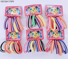 Carregar imagem no visualizador da galeria, Elástico para cabelo 1 dúzia com 72 pçs  (102126-F/72PÇ)