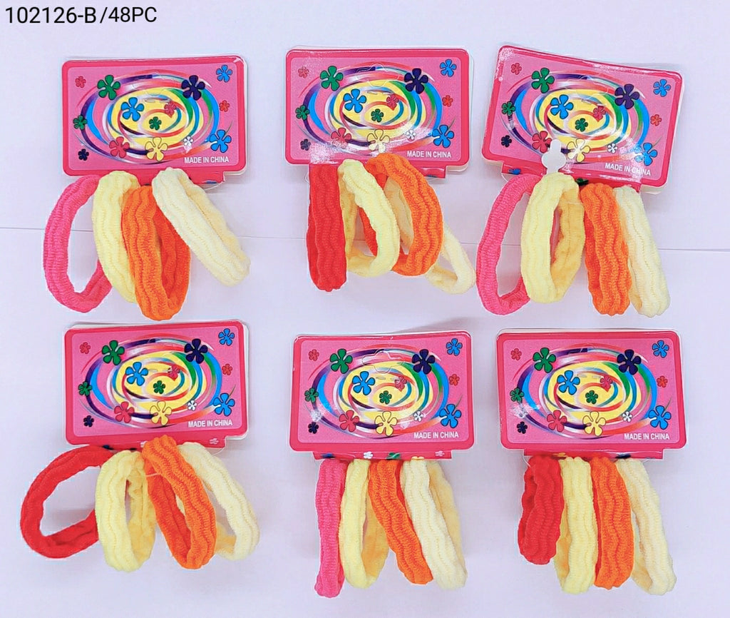 Elástico para  Cabelo  1 dúzia com 48 pçs (102126-B/48PÇ)