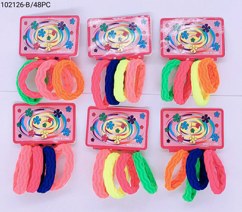 Elástico para  Cabelo 1 dúzia com 48 pçs  (102126-B/48PÇ)