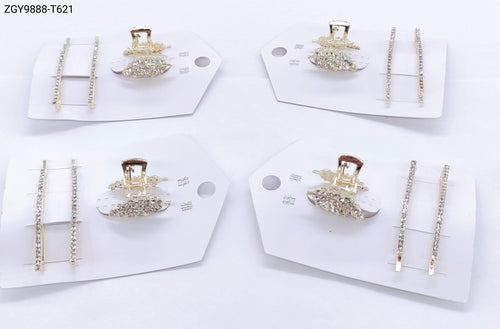 Grampo para Cabelo 1 dúzia com 12 cartelas  (T621)