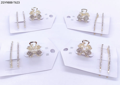 Grampo para Cabelo 1 dúzia com 12 cartelas  (T623)