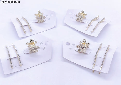 Grampo para Cabelo 1 dúzia com 12 cartelas  (T633)