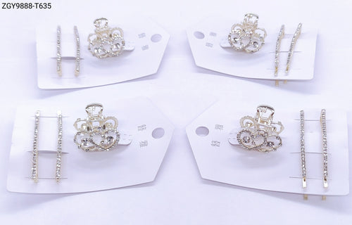 Grampo para Cabelo 1 dúzia com 12 cartelas  (T635)