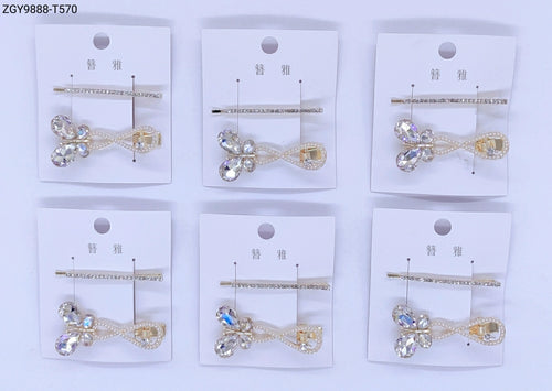 Grampo para Cabelo 1 dúzia com 12 cartelas  (T570)