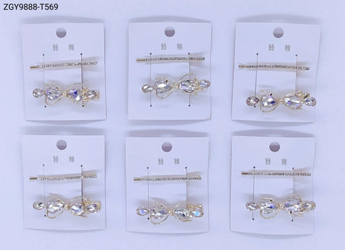 Grampo para Cabelo 1 dúzia com 12 cartelas  (T569)