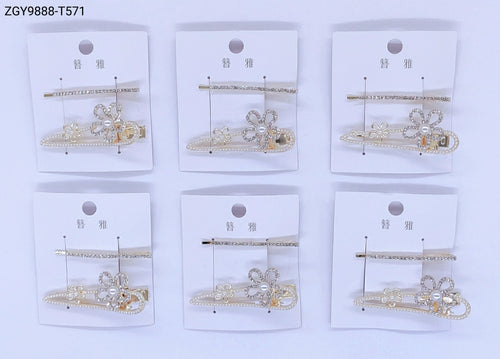 Grampo para Cabelo 1 dúzia com 12 cartelas  (T571)
