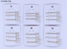 Carregar imagem no visualizador da galeria, Grampo para Cabelo 1 dúzia com 12 cartelas  (T568)