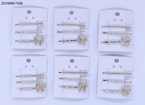 Grampo para Cabelo 1 dúzia com 12 cartelas (T558)