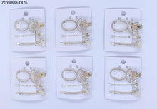 Carregar imagem no visualizador da galeria, Grampo para Cabelo 1 dúzia com 12 cartelas (T476)