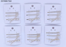 Carregar imagem no visualizador da galeria, Grampo para Cabelo 1 dúzia com 12 cartelas  (T560)