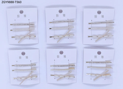 Grampo para Cabelo 1 dúzia com 12 cartelas  (T560)