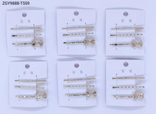 Carregar imagem no visualizador da galeria, Grampo para Cabelo 1 dúzia com 12 cartelas  (T559)