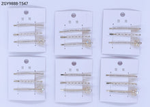 Carregar imagem no visualizador da galeria, Grampo para Cabelo 1 dúzia com 12 cartelas (T547)