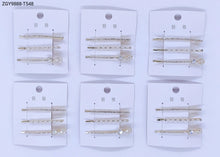 Carregar imagem no visualizador da galeria, Grampo para Cabelo 1 dúzia com 12 cartelas  (T548)