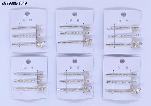 Grampo para Cabelo 1 dúzia com 12 cartelas  (T549)