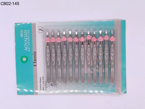 Pinça para Sobrancelha 1 dúzia com 12 pças (CB02-145)