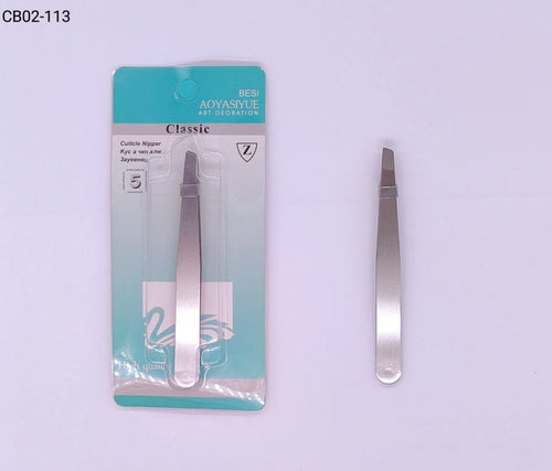 Pinça para Sobrancelha  1 dúzia com 12 embalagens. (CB02-113)