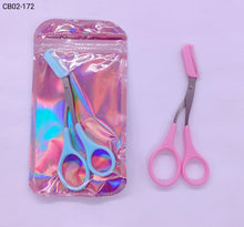 Carregar imagem no visualizador da galeria, Tesoura para Sobrancelha 1 dúzia com 12 pças (CB02-172)
