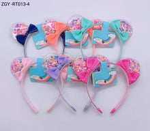 Carregar imagem no visualizador da galeria, Tiara Infantil 1 dúzia com 12 pçs (ZGY-RT013-4)