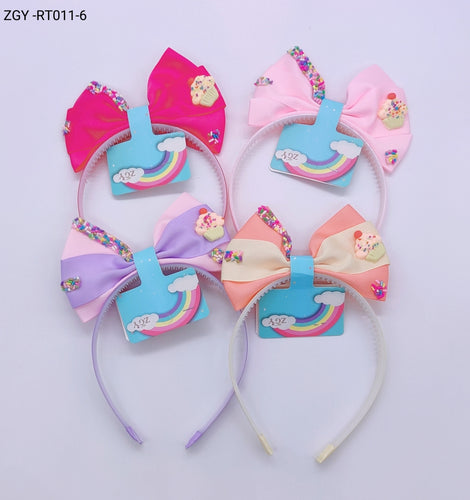 Tiara Infantil 1 dúzia com 12 pçs  ( (ZGY-RT011-6)