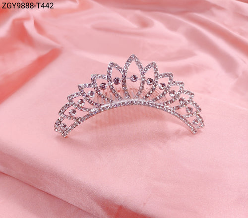 Coroa Infantil Strass Princesa 1 dúzia com 12 pçs  (ZGY9888-T442/10CM)