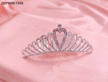Carregar imagem no visualizador da galeria, Coroa Infantil Strass Princesa 1 caixa com 12 pçs (ZGY9888-T458/8CM)