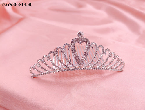 Coroa Infantil Strass Princesa 1 caixa com 12 pçs (ZGY9888-T458/8CM)