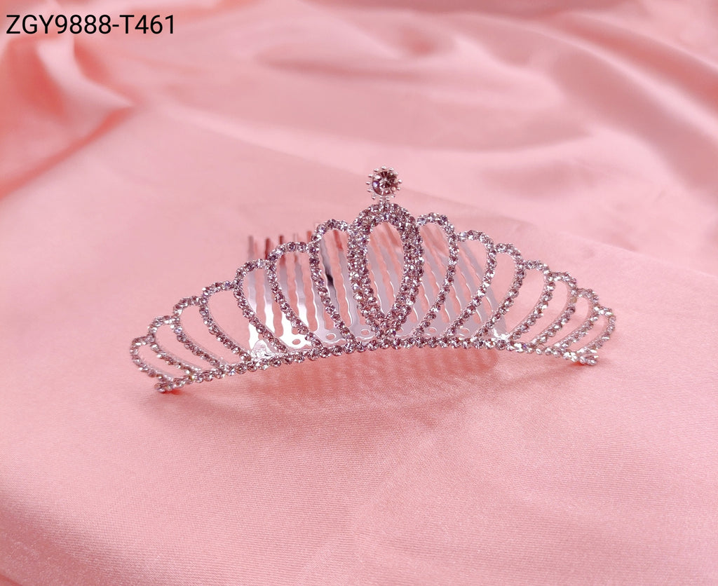 Coroa Infantil Strass Princesa 1 caixa com 12 pçs (ZGY9888-T461/8CM)