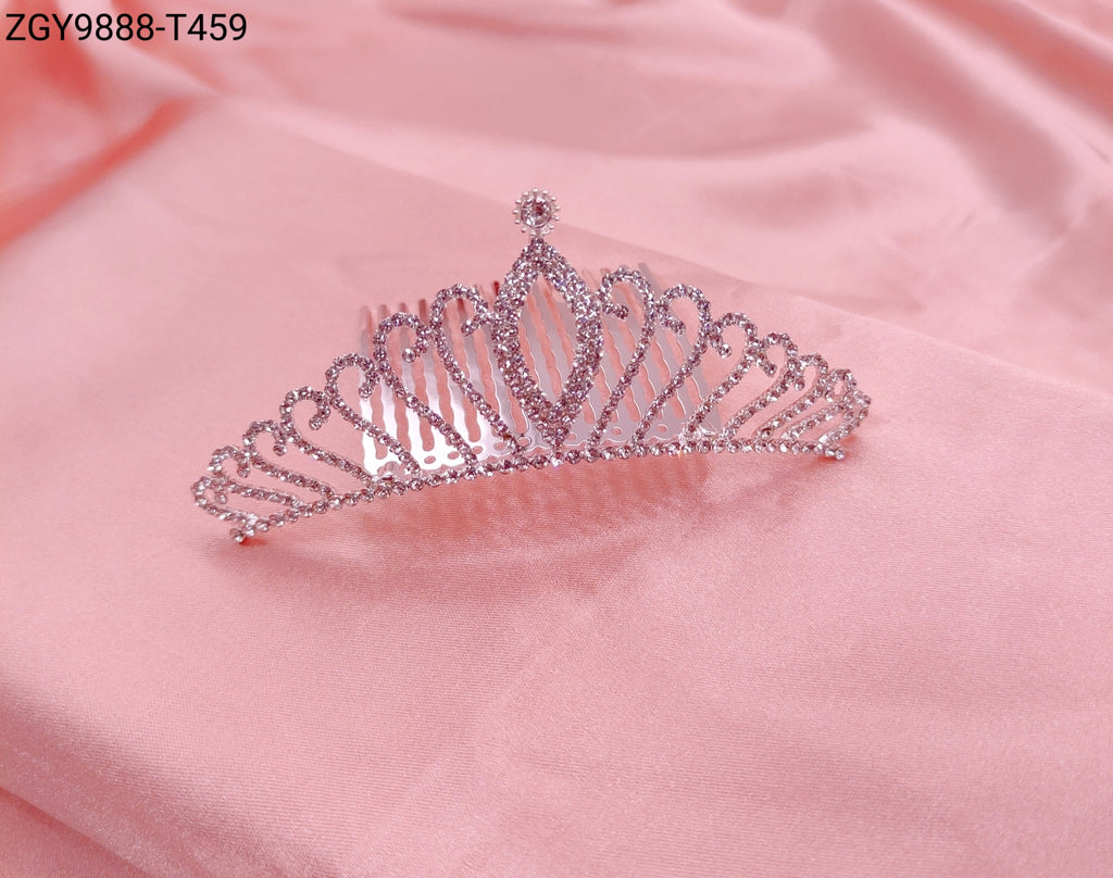 Coroa Infantil Strass Princesa 1 caixa com 12 pçs (ZGY9888-T459/8CM)