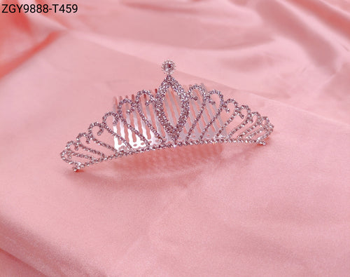 Coroa Infantil Strass Princesa 1 caixa com 12 pçs (ZGY9888-T459/8CM)