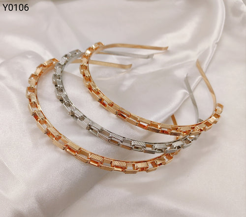 Tiara Metal 1 dúzia com  12 pçs (Y0106)