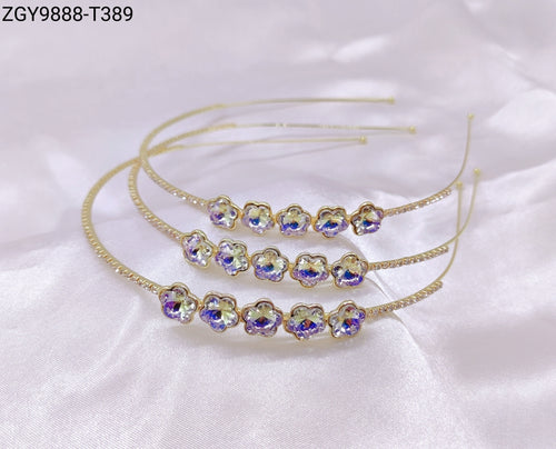 Tiara com Pedras 1 dúzia com 12 pçs  (ZGY9888-T389)