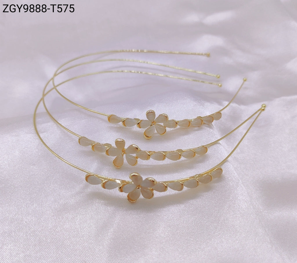 Tiara com Pérola 1 dúzia com 12 pçs  (ZGY9888-T575)