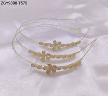 Carregar imagem no visualizador da galeria, Tiara com Pérola 1 dúzia com 12 pçs  (ZGY9888-T575)