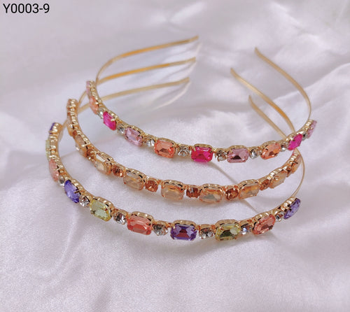 Tiara Pedraria 1 dúzia com 12 pçs (Y0003-9)