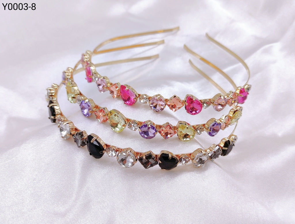 Tiara Pedraria 1 dúzia com 12 pçs (Y0003-8)