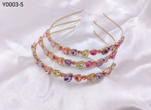 Carregar imagem no visualizador da galeria, Tiara Pedraria 1 dúzia com 12 pçs (Y0003-5)