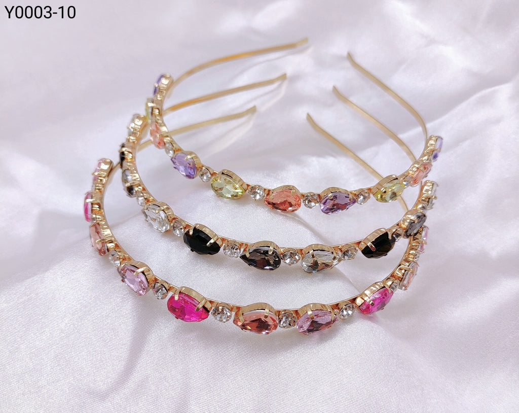 Tiara Pedraria 1 dúzia com 12 pçs (Y0003-10)