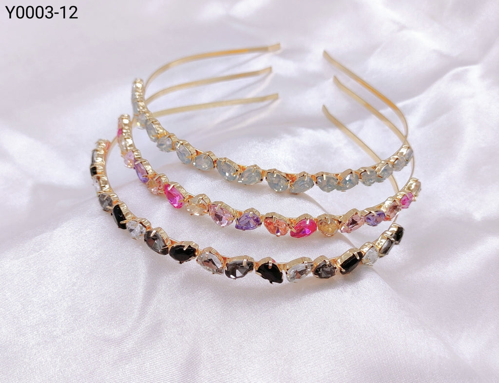 Tiara Pedraria 1 dúzia com 12 pçs (Y0003-12)