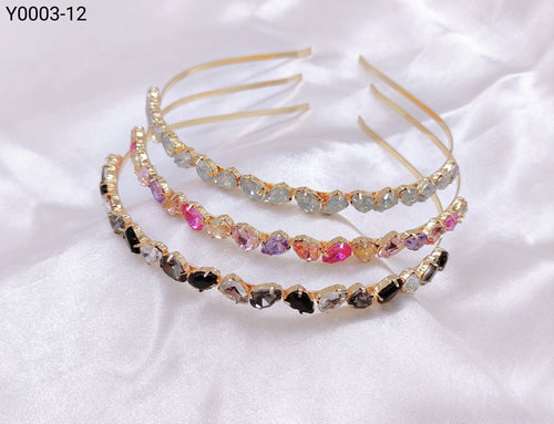 Tiara Pedraria 1 dúzia com 12 pçs (Y0003-12)