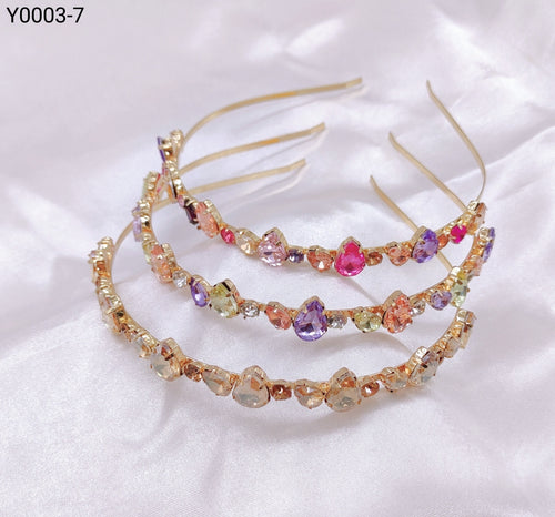 Tiara Pedraria 1 dúzia com 12 pçs (Y0003-7)